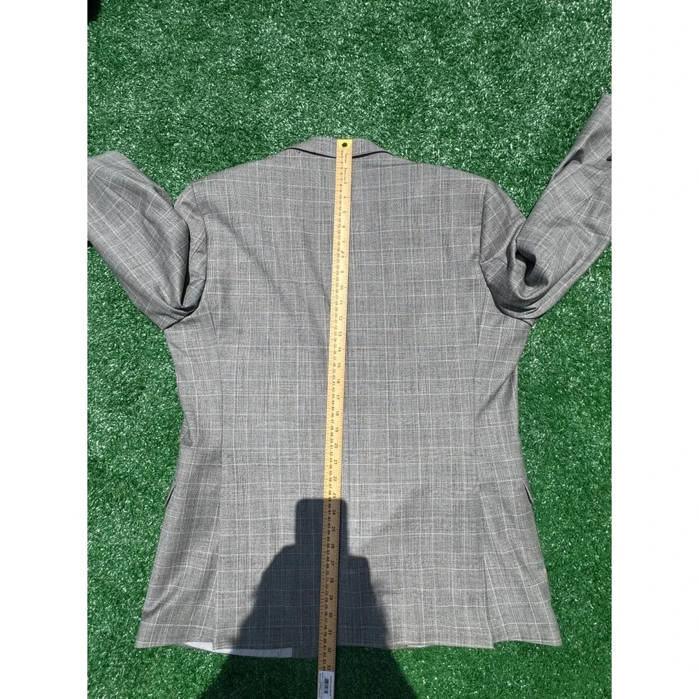 Brooks Brothers Explorer Fitzgerald Fit Grey Glen Plaid Blazer Sport Coat 44R